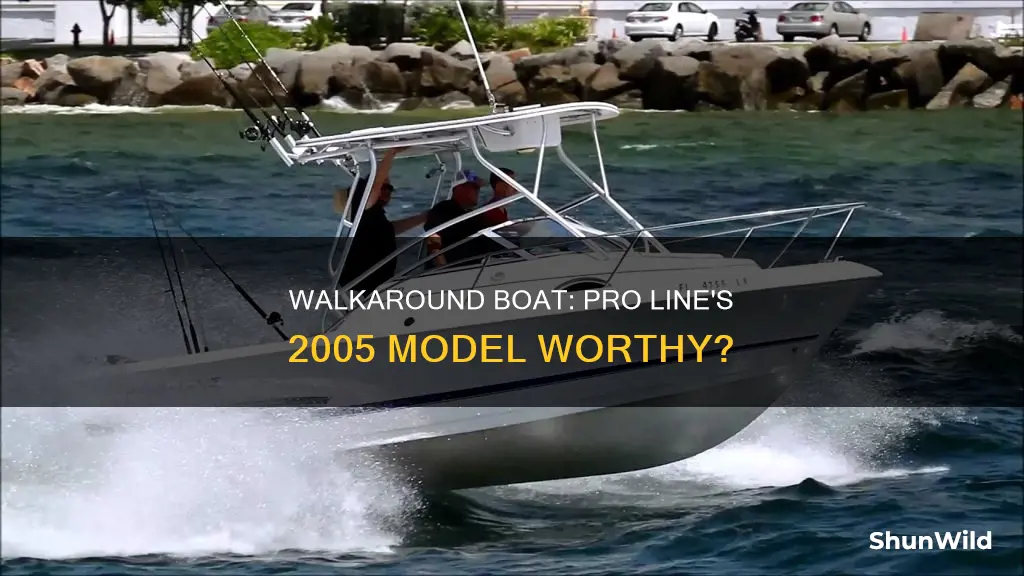 is a 2005 pro line walkaround a good boat