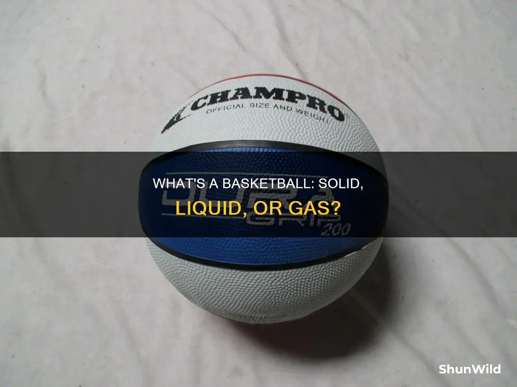 is a basketball a solid