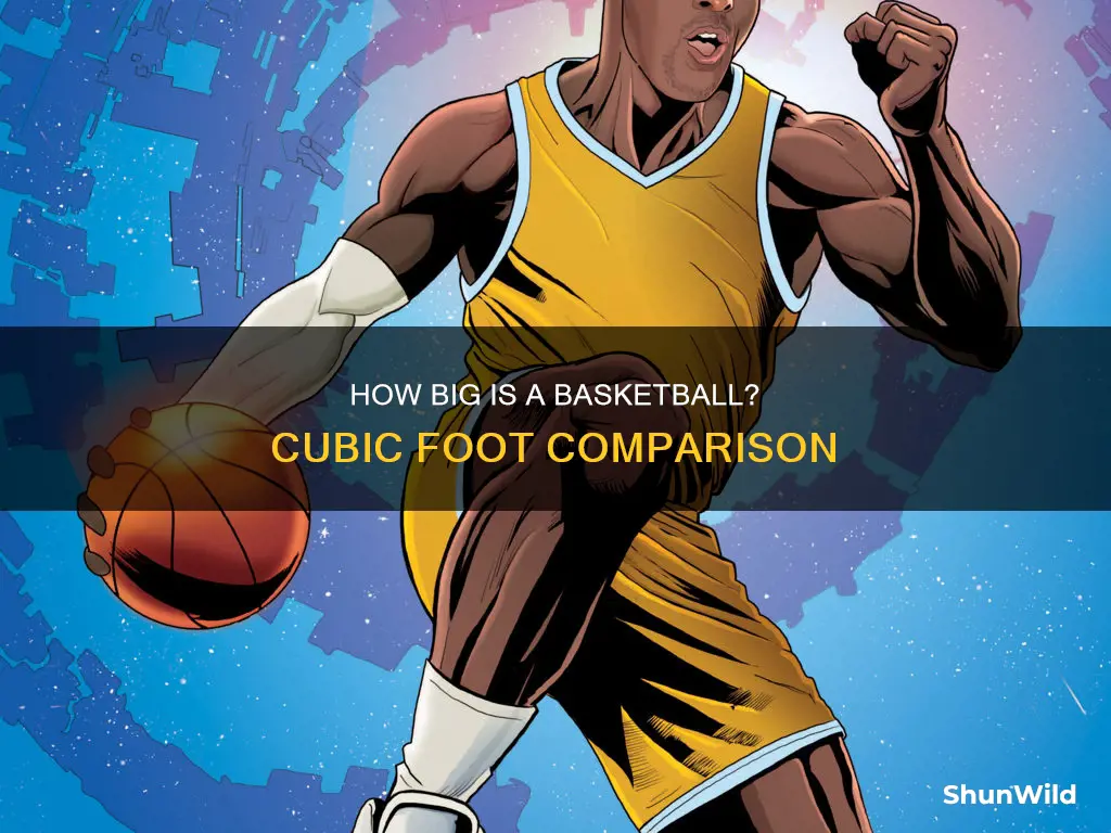 is a basketball about a cubic foot
