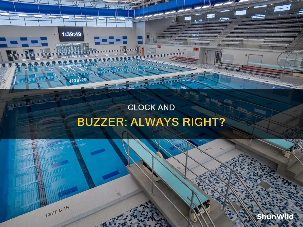 is a basketball clock and buzzer always right