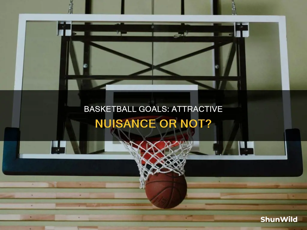 is a basketball goal an attractive nuisance