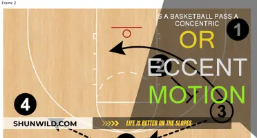 Basketball Passing: Concentric or Eccentric Motion?