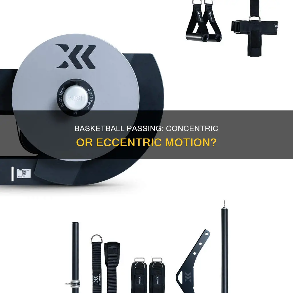 is a basketball pass a concentric or eccentric motion