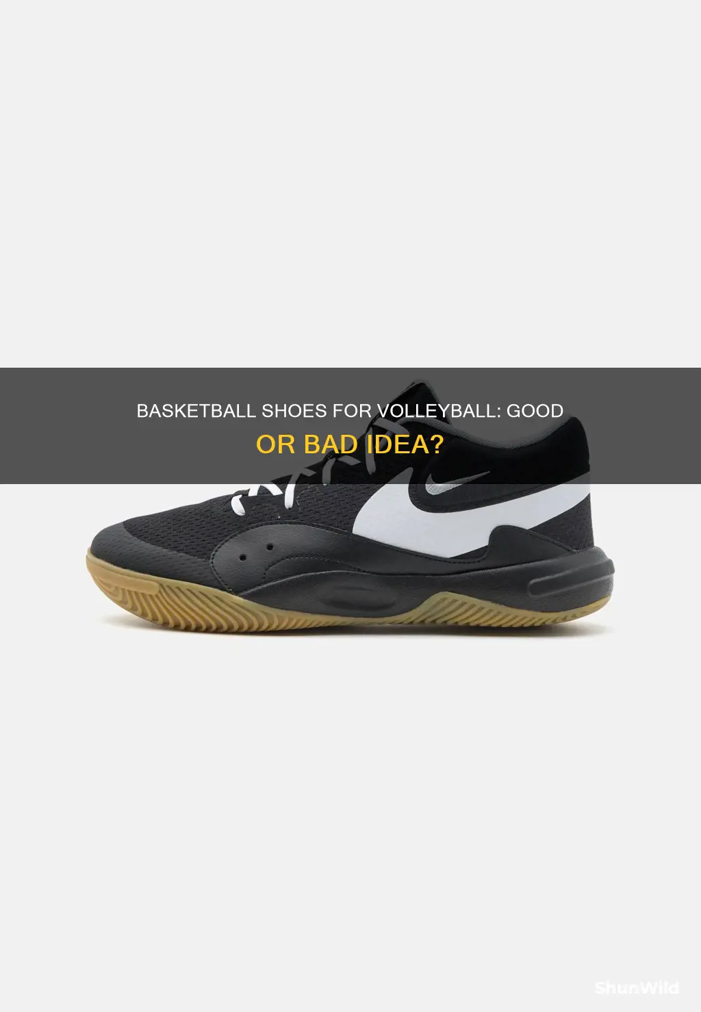 is a basketball shoes good for volleyball