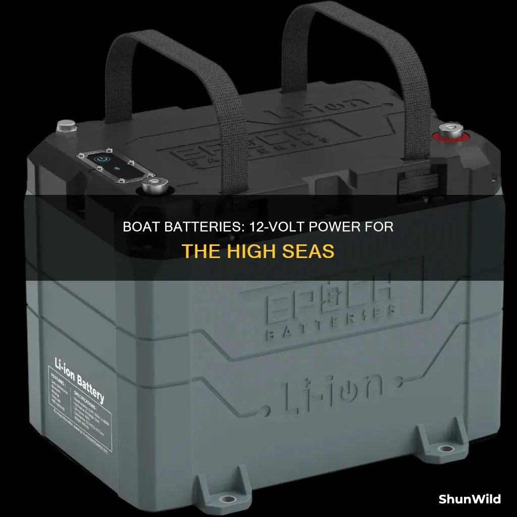 is a boat battery 12 volt