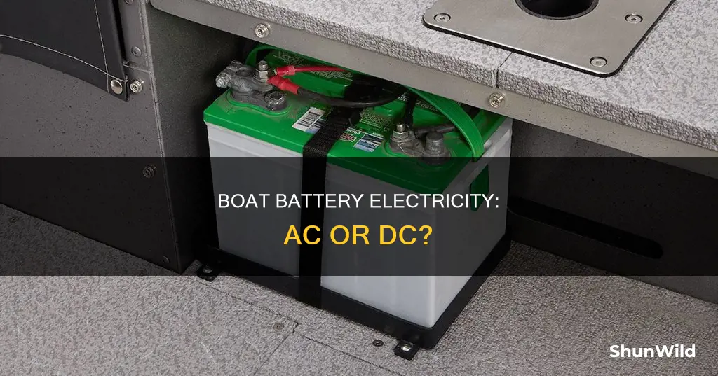 is a boat battery ac or dc