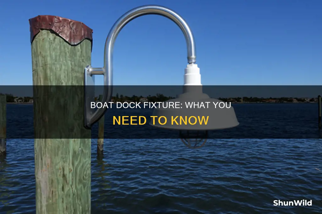 is a boat dock fixture