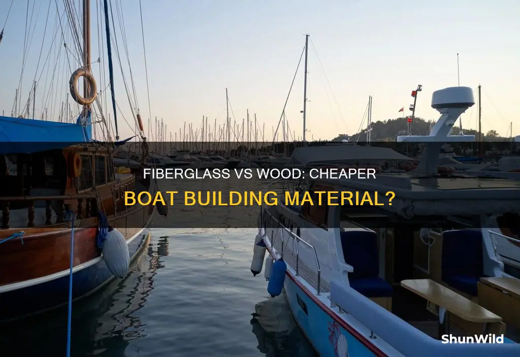 is a fiberglass boat cheaper than wooden one
