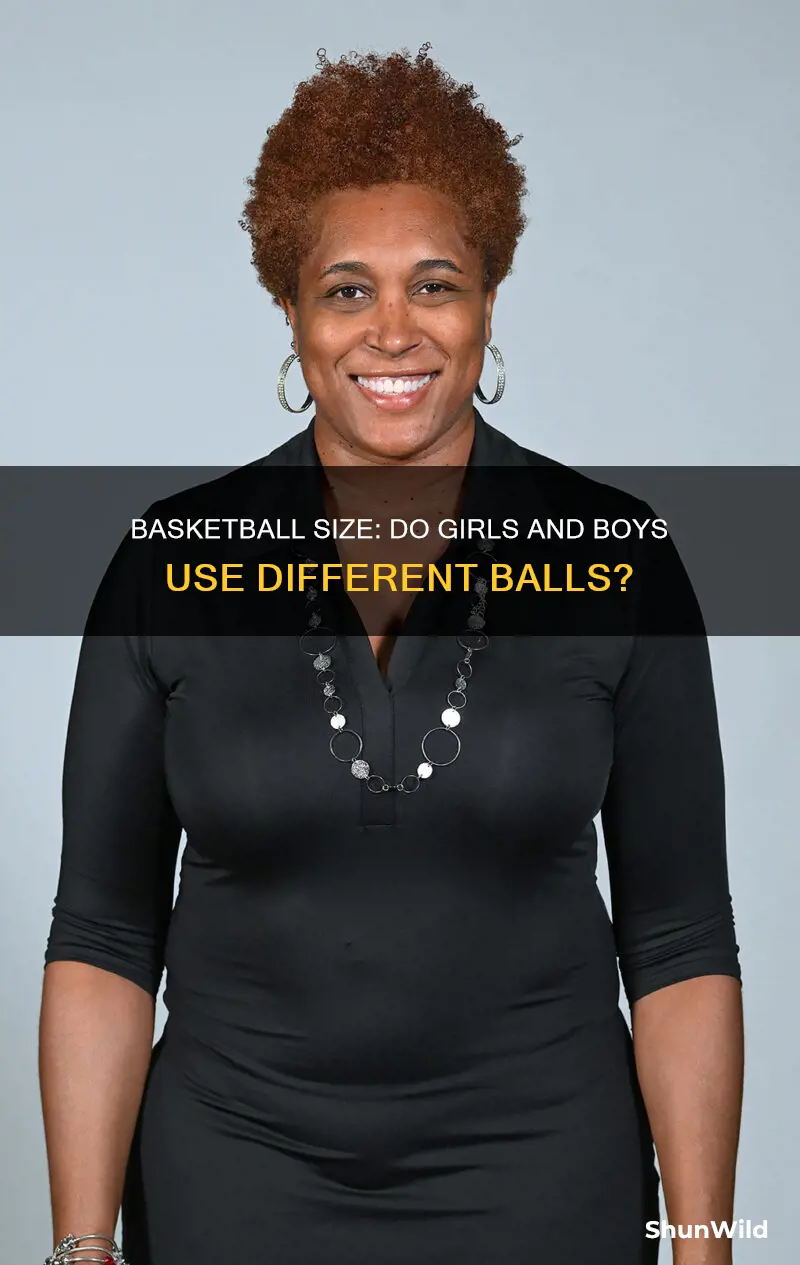is a girls basketball smaller