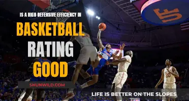 Defensive Efficiency in Basketball: High Rating, Good Sign?