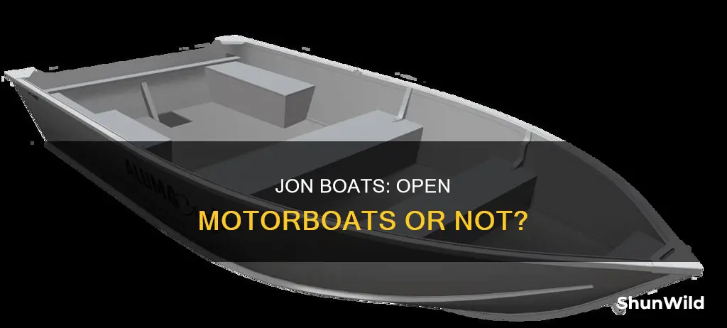 is a jon boat an open motorboat