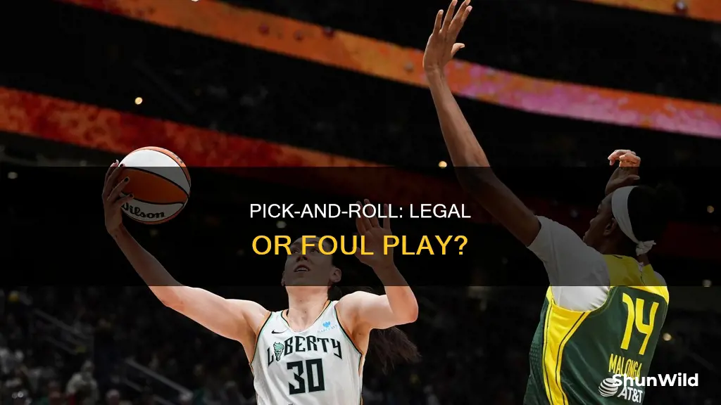 is a pick and seal legal in basketball
