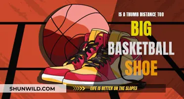 Thumb-Rule for Basketball Shoes: Thumb Width, Perfect Fit!