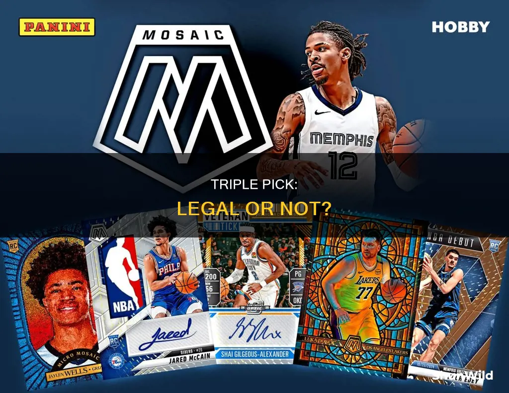 is a triple pick legal in basketball