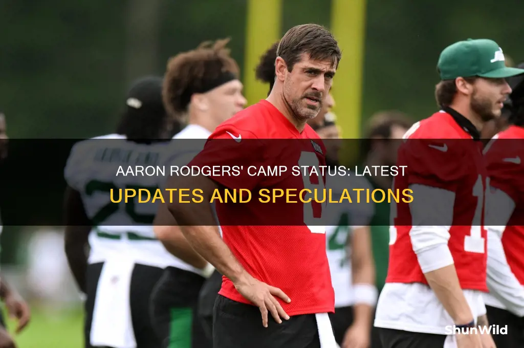 is aaron rodgers in camp