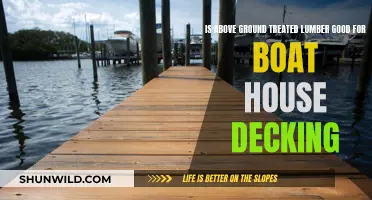 Treated Lumber for Boathouses: Decking Material Choice