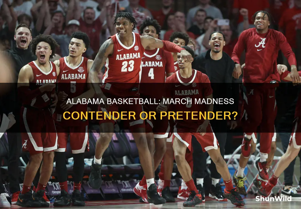 is alabama basketball in march madness