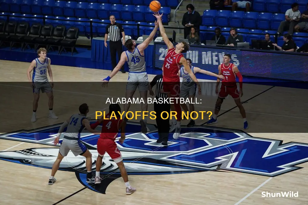 is alabama basketball in the playoffs