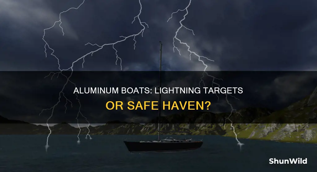 is an aluminum boat a target for lightening