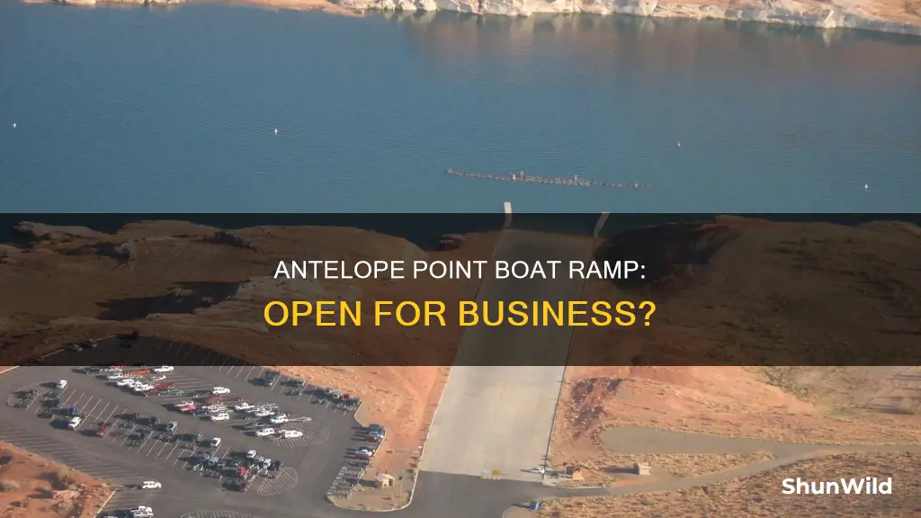 is antelope point boat ramp open