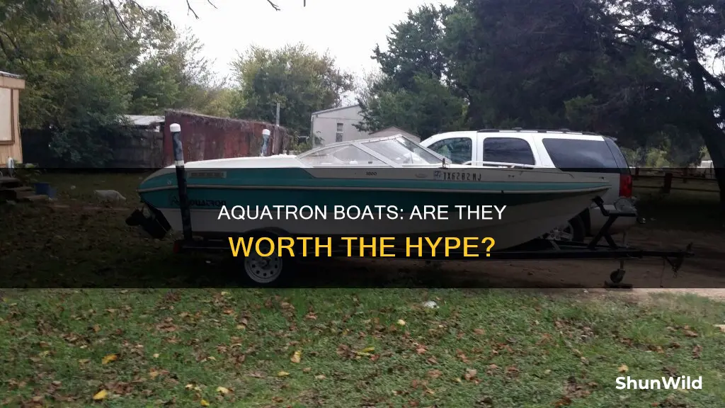 is aquatron a good boat