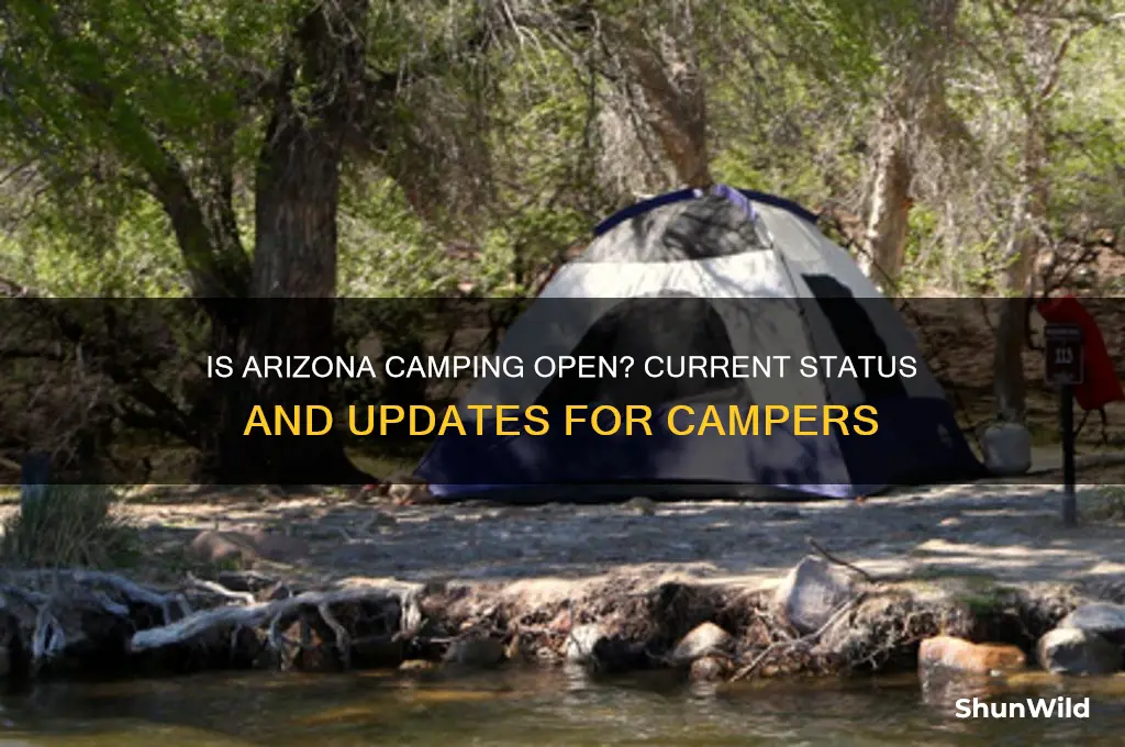 is arizona camping open