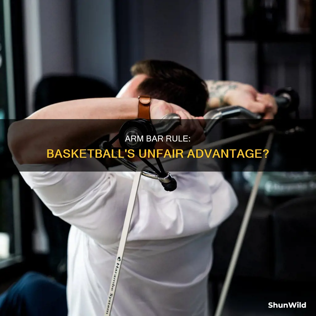 is arm bar rule basketball