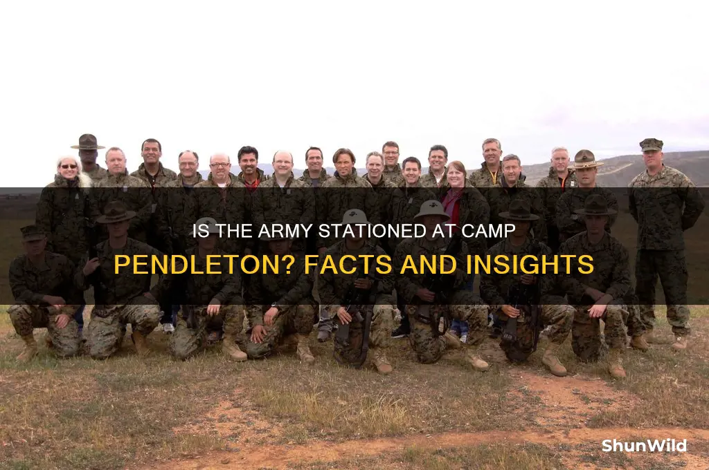 is army at camp pendleton