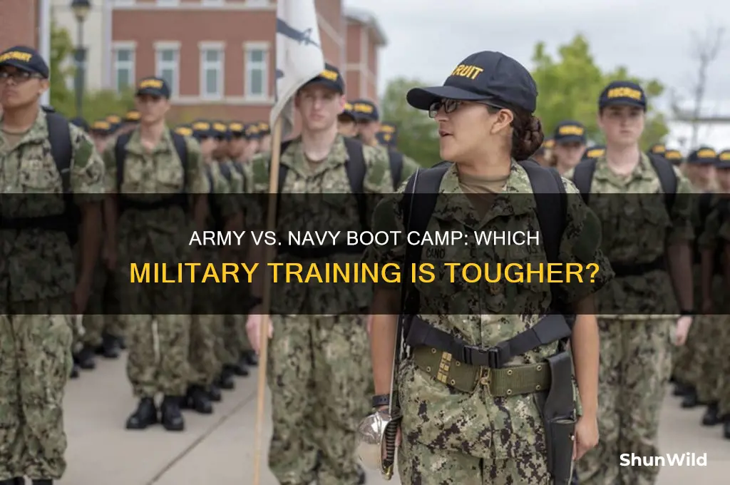 is army boot camp harder than navy