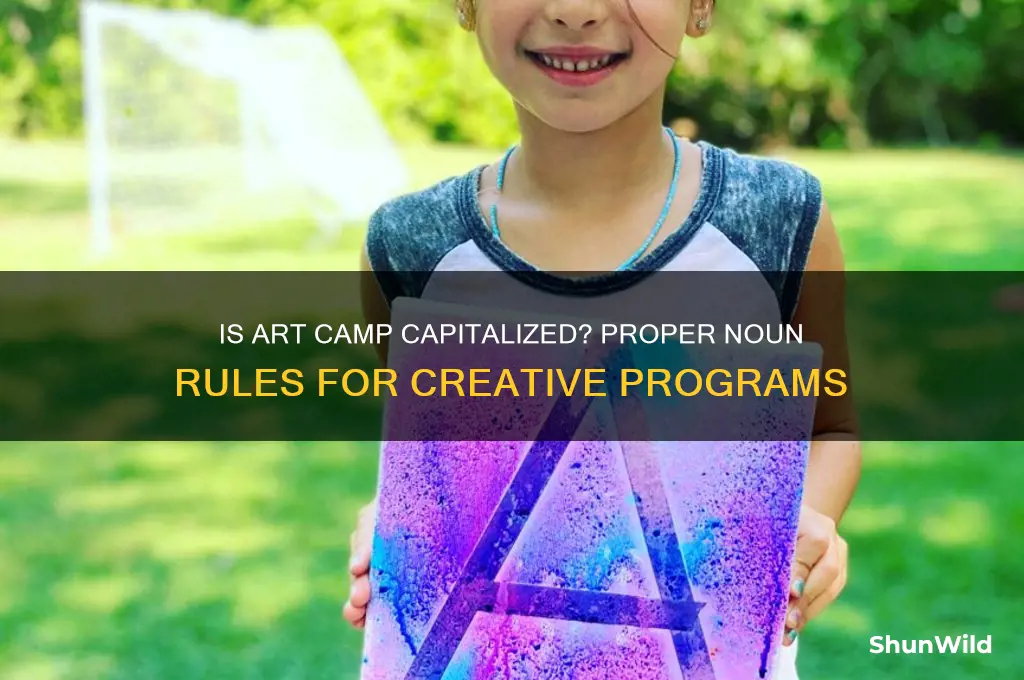 is art camp capitalized