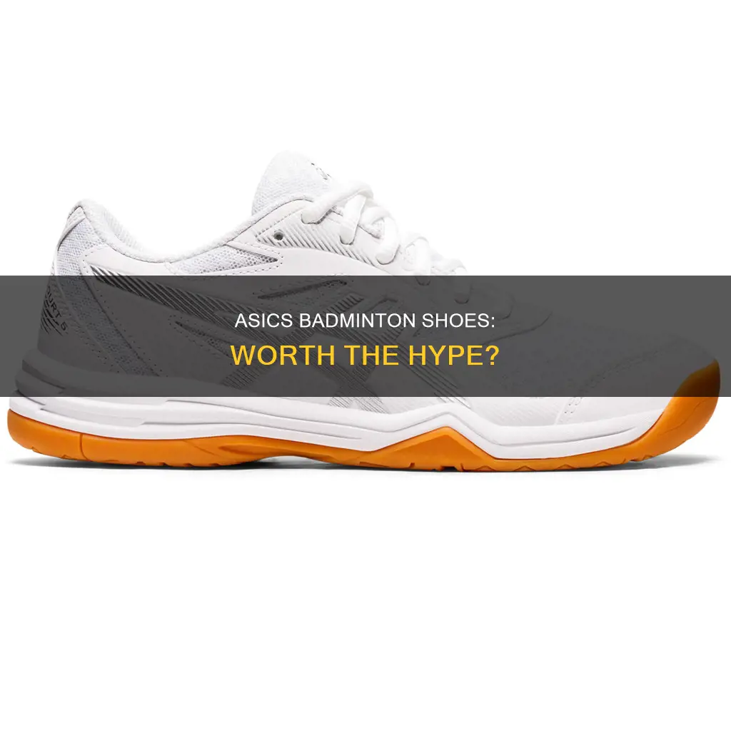 is asics badminton shoes good