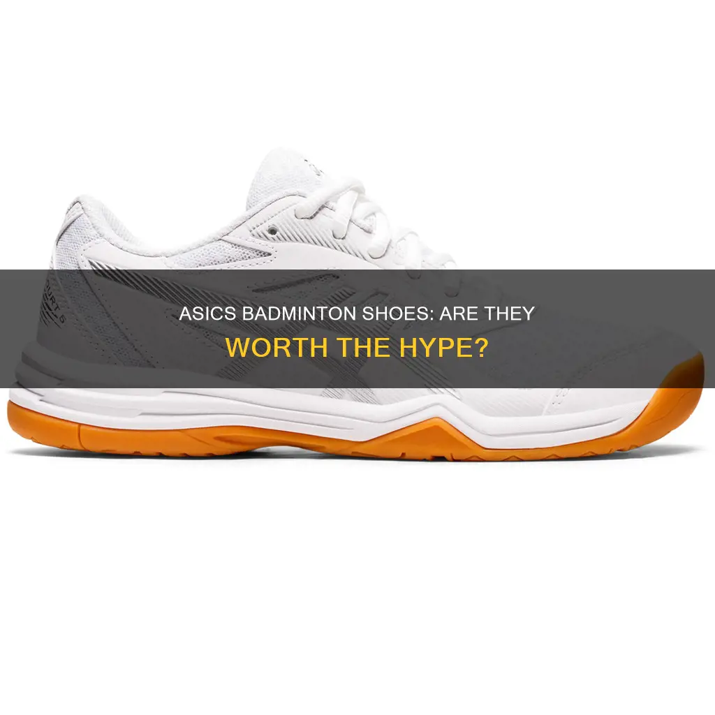 is asics good for badminton