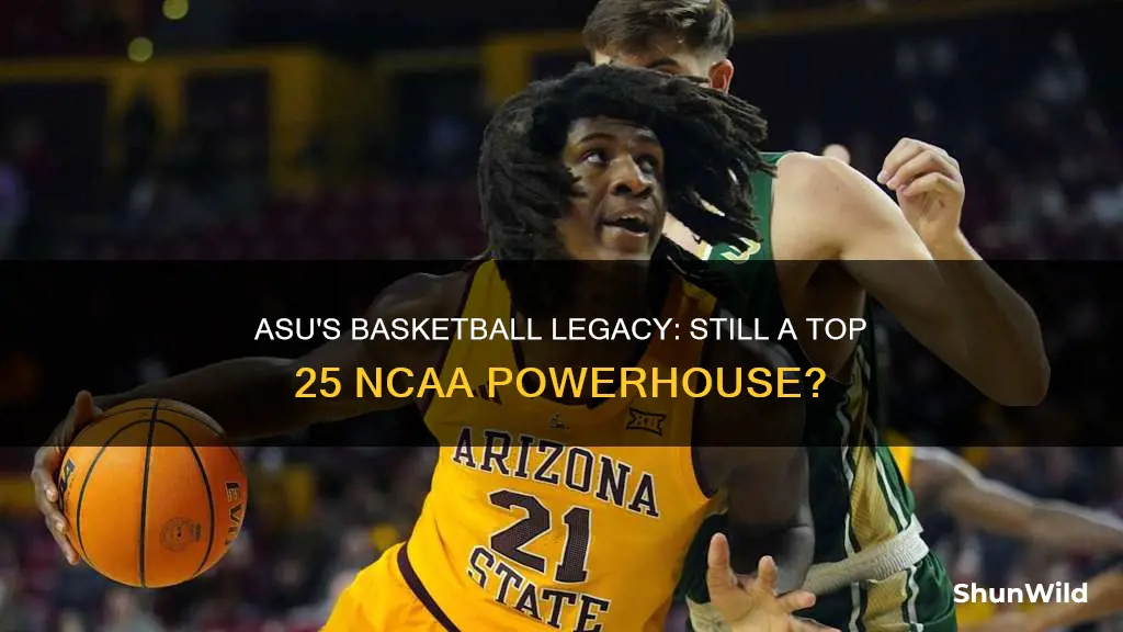 is asu still rank top 25 ncca basketball