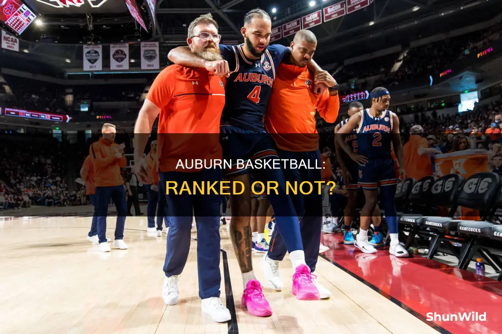 is auburn basketball ranked