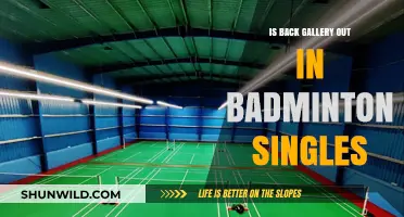 Back Gallery Out: A Winning Badminton Singles Strategy?