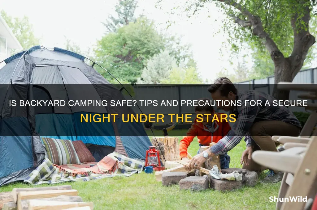 is backyard camping safe