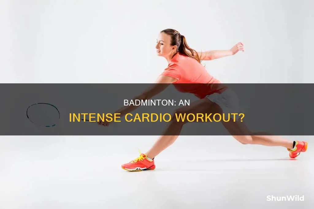 is badminton a cardio exercise