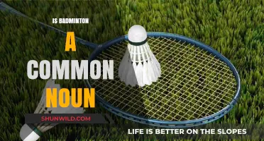 Badminton: Common or Proper Noun?