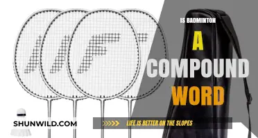 Badminton: Compound Word or Not?