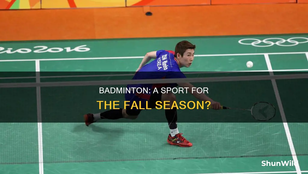 is badminton a fall sport