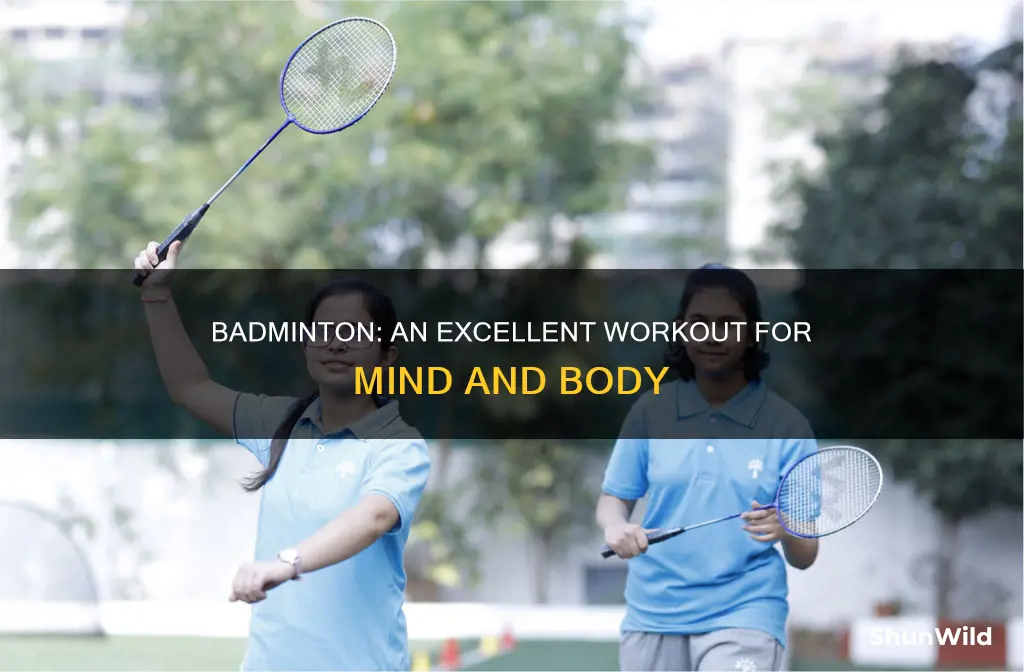 is badminton a good exercise