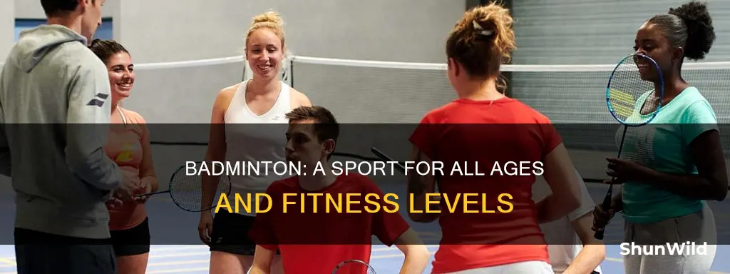 is badminton a good sport