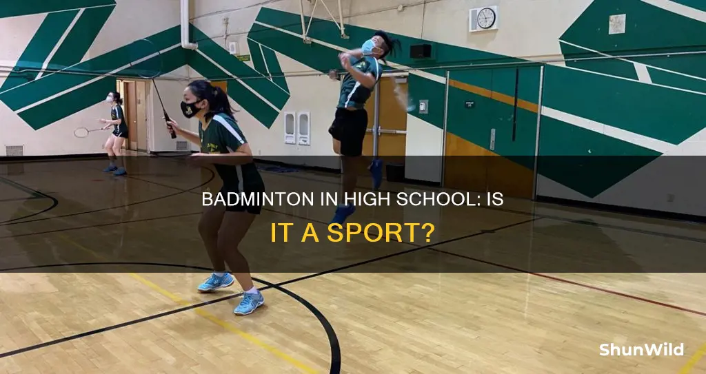is badminton a high school sport