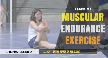 Badminton: Muscular Endurance Exercise?