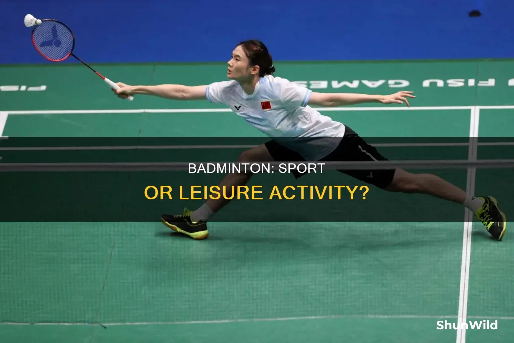 is badminton a sport