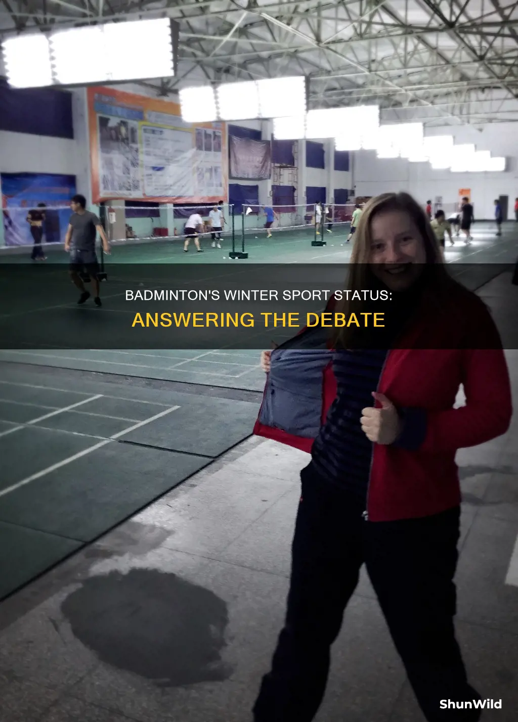 is badminton a winter sport