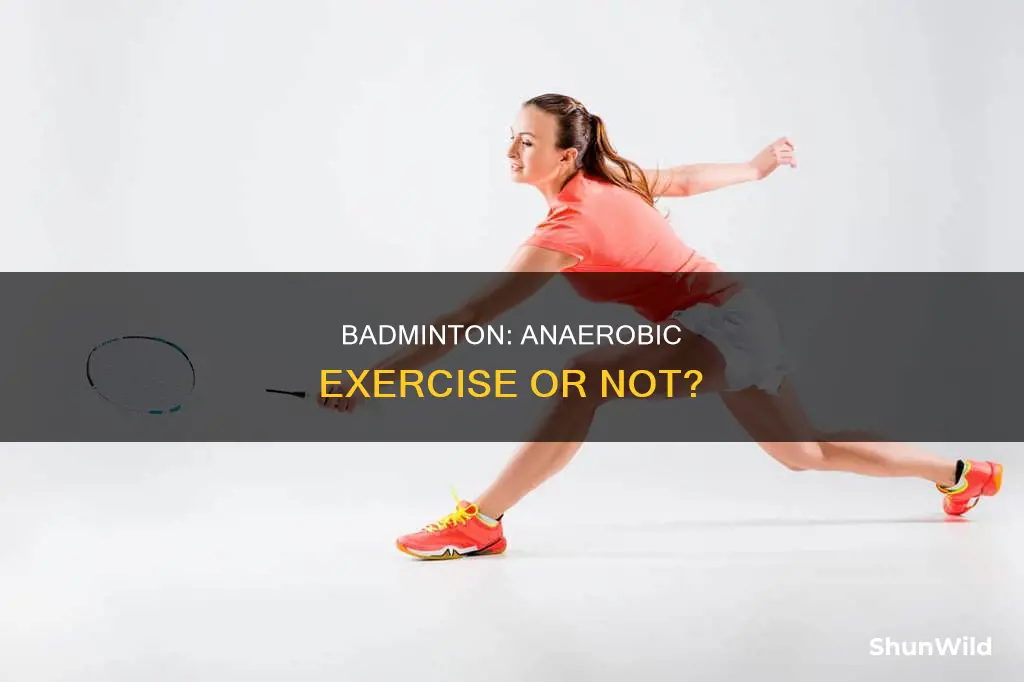 is badminton anaerobic exercise