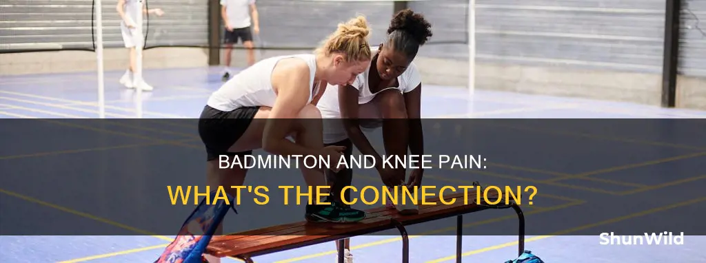 is badminton bad for knees