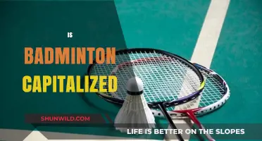 Badminton's Capitalization: When to Capitalize the Sport's Name?