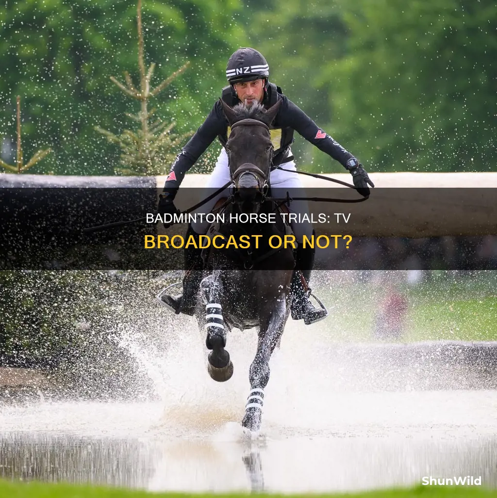 is badminton horse trials on tv